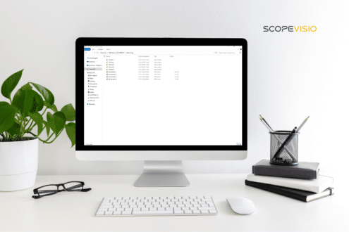 Teamwork, das Dokumentenmanagementsystem (DMS) von Scopevisio, ist auch als Desktop-Client verfügbar.