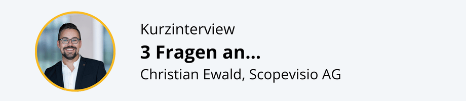 3 Fragen an Christian Ewald