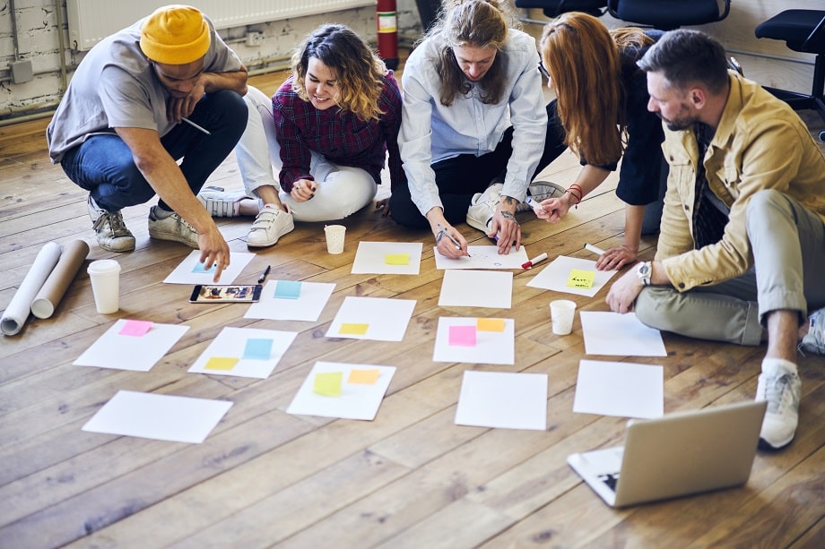 Agiles Arbeiten - gemeinsames Arbeiten