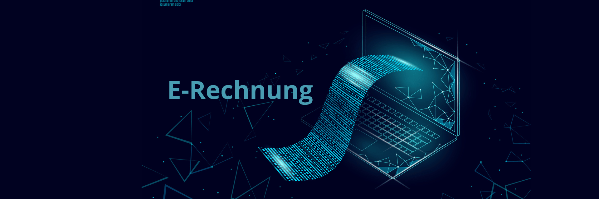 Beitragsbild E Rechnung 2026