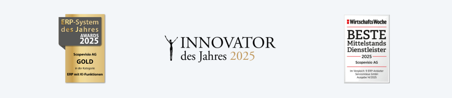 Auszeichnungen der Scopevisio im Jahr 2025