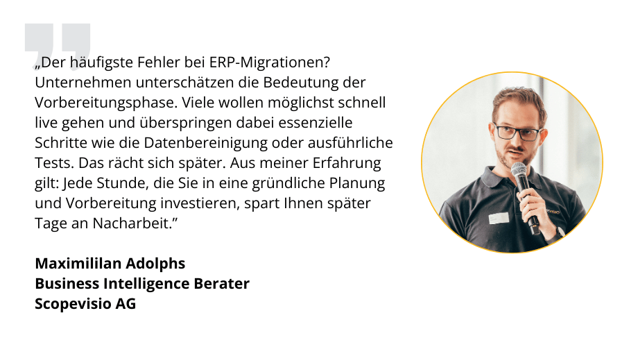 Zitat von Scopevisio-Mitarbeiter Max Adolphs zum Thema EPP-Wechsel