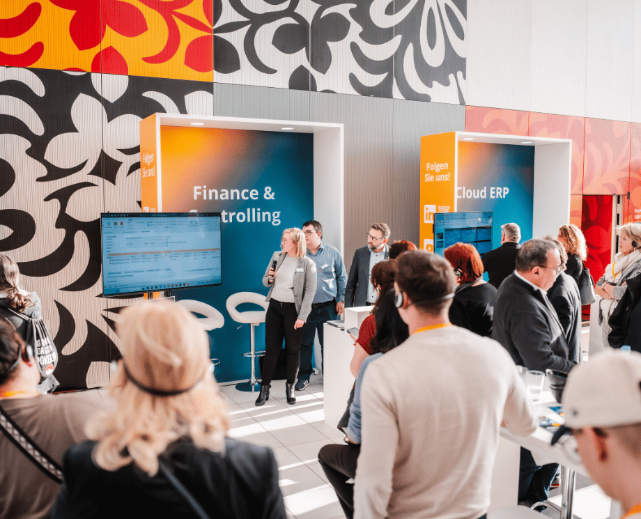 Präsentation am Stand