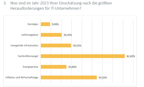 Herausforderungen IT-Unternehmen 2023