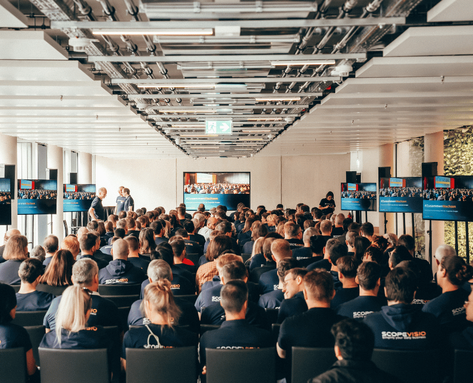 Scopevisio Mitarbeiterversammlung im Innovation Green House IGH