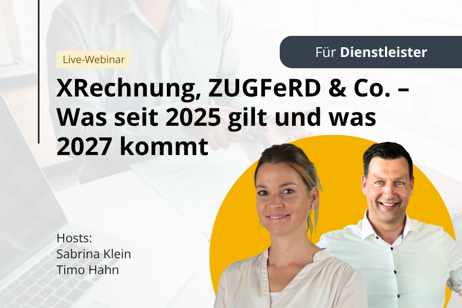 Webinar E Rechnung 2027