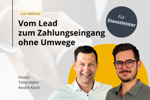 Webinar Vom Lead zum Zahlungseingang