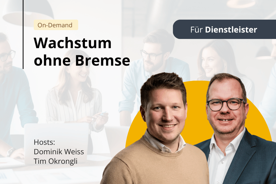 Webinar Wachstum ohne Bremse On Demand