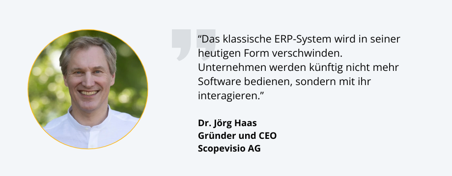 Zitat Dr Jörg Haas ERP und KI