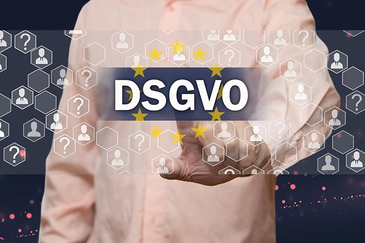 DSGVO Image used as part of page design