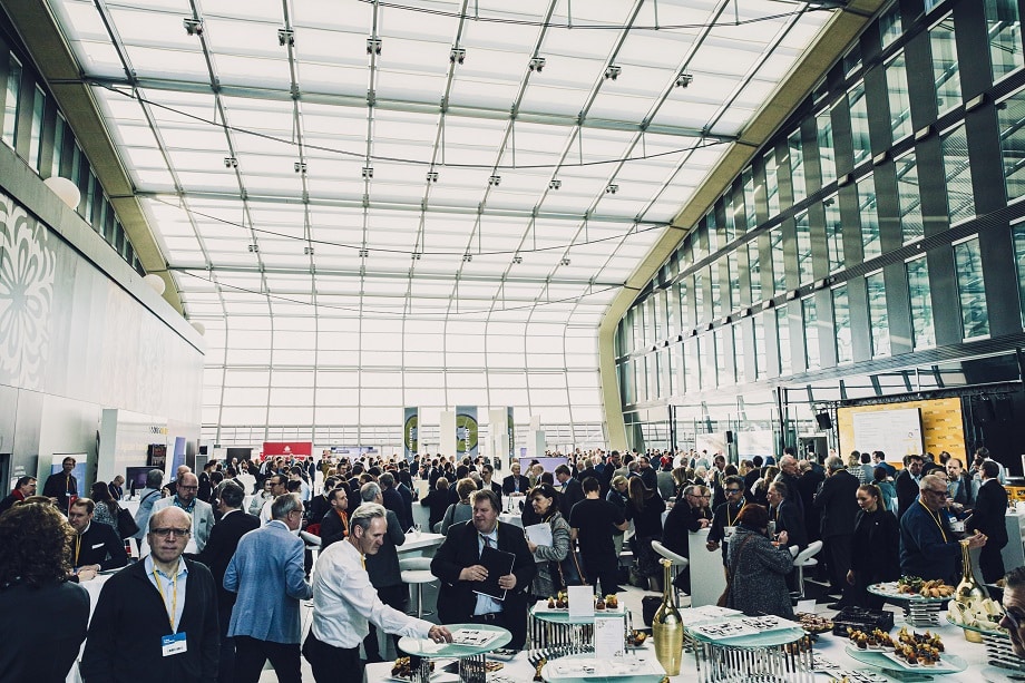 Ausstellungshalle beim Cloud Unternehmertag