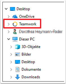 Teamwork als Desktop Client