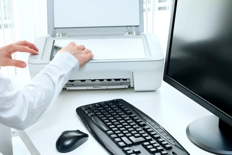 papierloses Büro Scanner