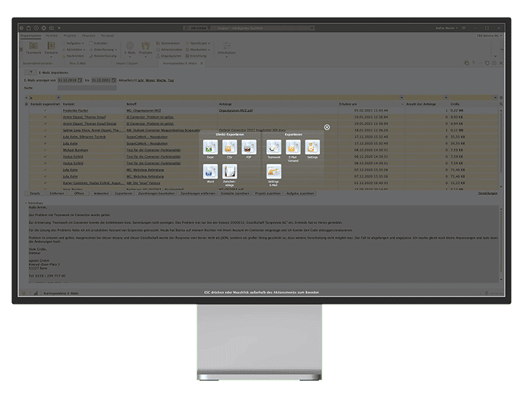 Einfache Migration mit Import und Export