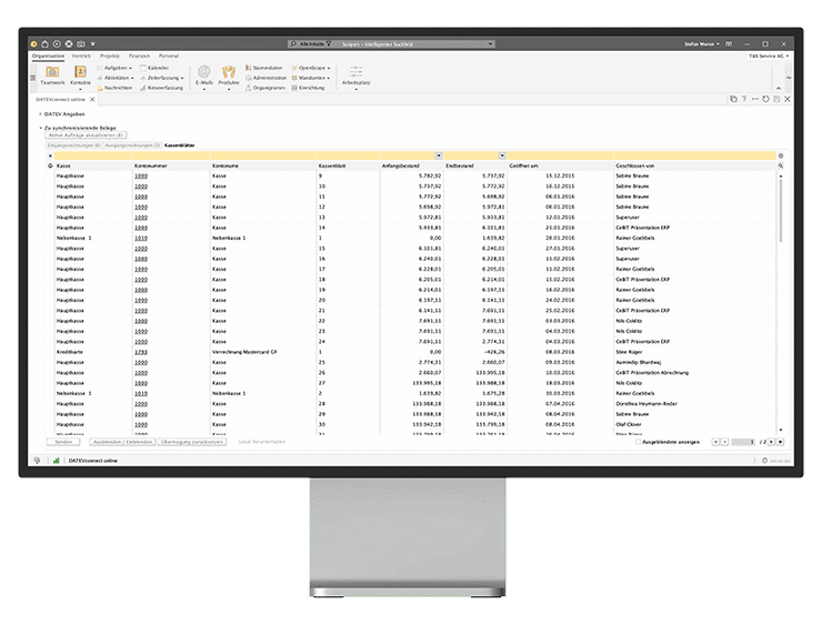 Alle Informationen in einem System vereint