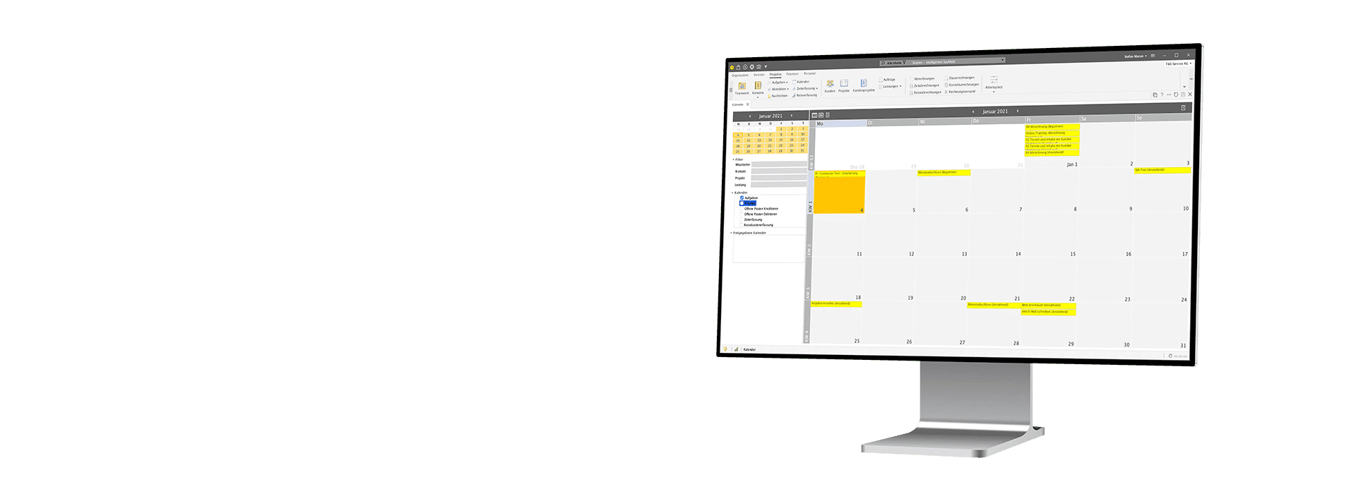 Digitalen Kalender verwalten und verknüpfen  Scopevisio AG