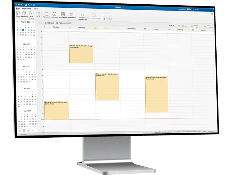 Eigene Kalender einfach in Outlook einbinden