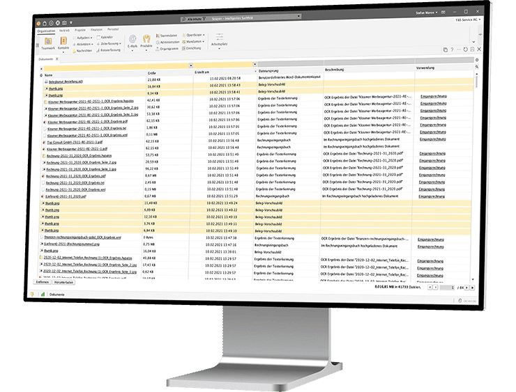 Digitale Archivierung aller Belege