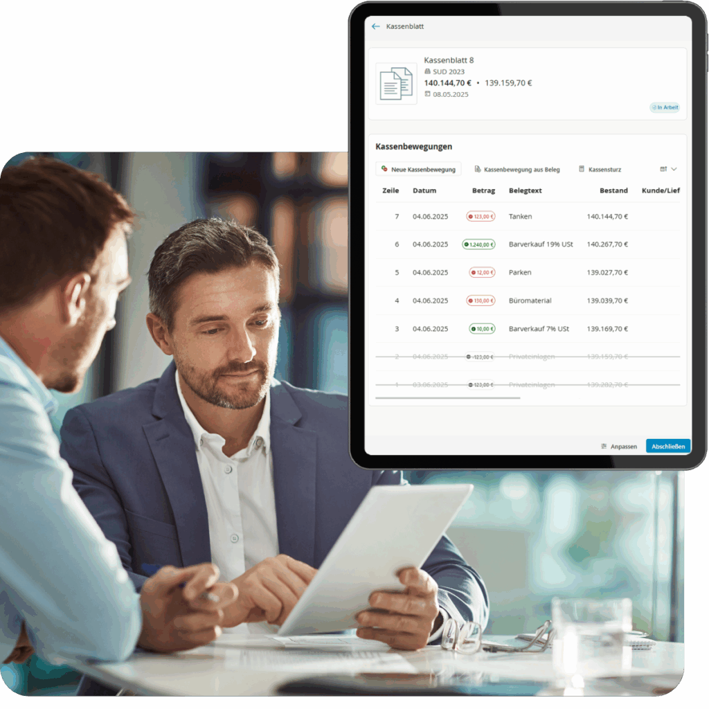 kasse2go kassenbewegungen in echtzeit ins system uebertragen