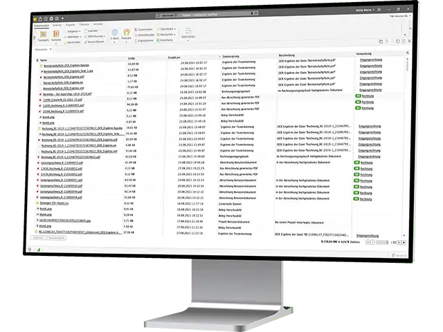 Ein Kellerraum voller archivierter Dokumente war gestern: Jetzt wird auch Ihr Archiv digital! Die Aufbewahrung von Geschäftsunterlagen kann so einfach und dennoch gesetzeskonform sein. Wir unterstützen Sie bei der Einhaltung aller Nachweis-, Auskunfts- und Löschpflichten. - Header Bild