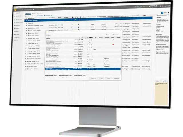 Behalten Sie Ihre Mandanten und zugehörige Einstellungen stets im Blick und genießen Sie die Vorteile unserer integrierten Import- und Export-Funktion sowie das mandantenübergreifende Kopieren wichtiger Lohnarten und anderer Anpassungen. - Header Bild