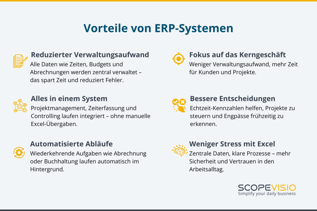 vorteile erp systeme dienstleister