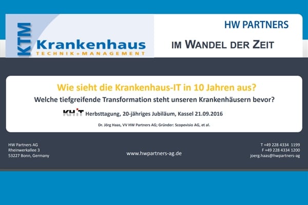 Tiefgreifende digitale Transformation in Krankenhäusern